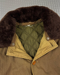 Fur Collared QUILTED Jacket