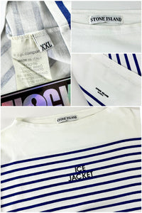 Stone Island 1989 Striped Ice Jacket T-Shirt [XXL]