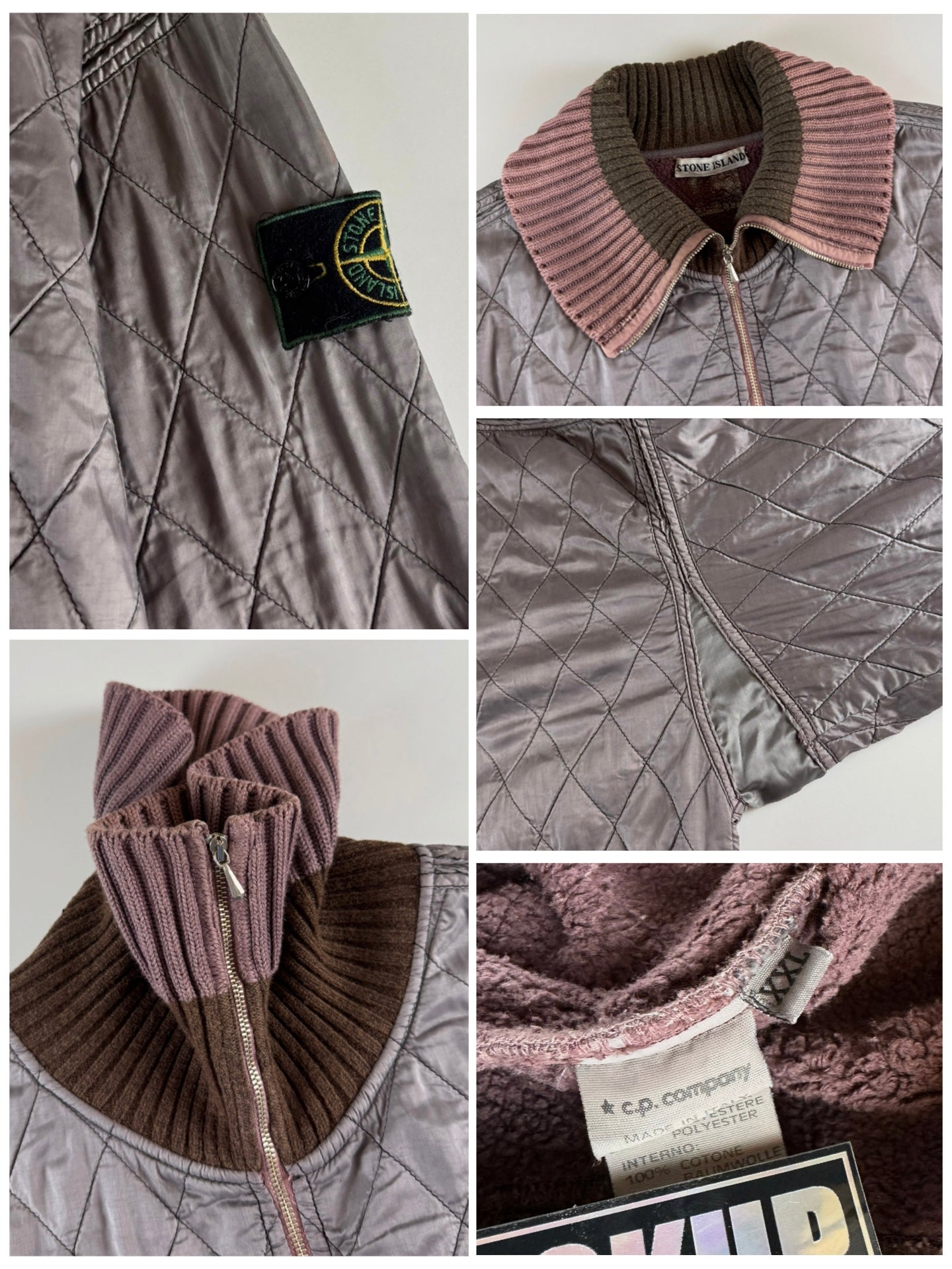 Stone Island AW 1987 Diamond Stitch Pullover [XXL]