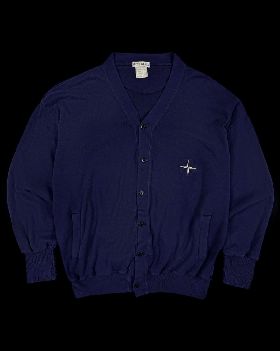 Stone Island 1980’s Compass Logo Cardigan Sweatshirt [XL]