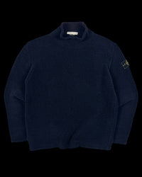 Stone Island 1990’s Mock Neck Knitted Sweater [XL]