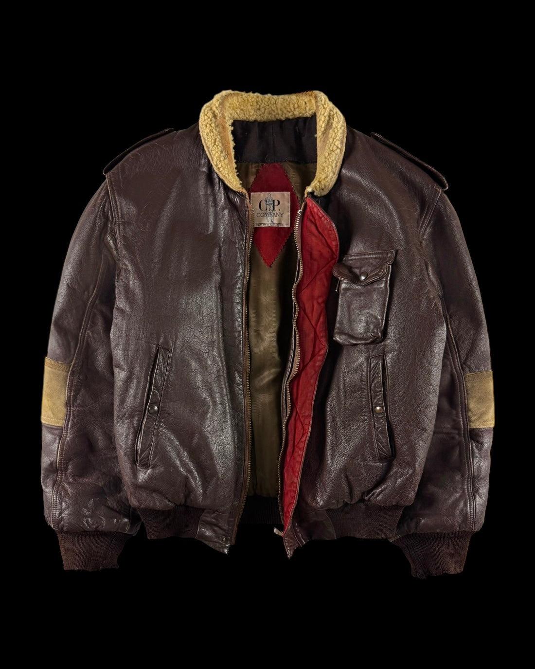 C.P. Company AW 1983 Dutch Police Leather Jacket [M]