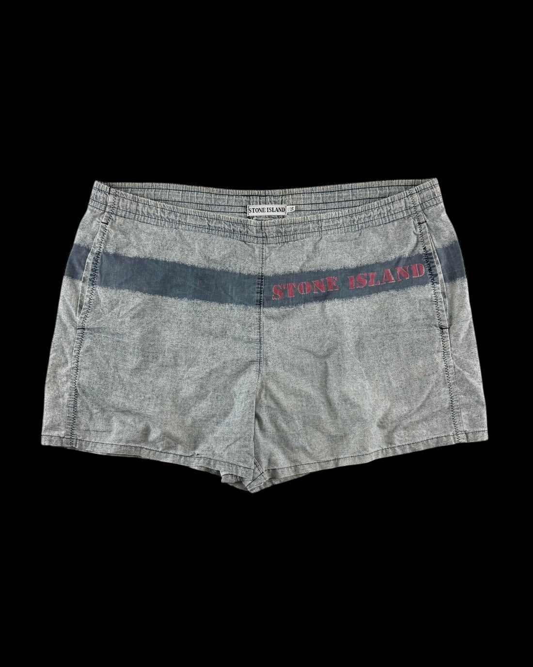 Stone Island SS 1995 Spellout Swimming Shorts [W38]