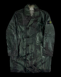 Stone Island SS 2015 Raso Gommato Reverse Colour Process Camo Jacket [M]