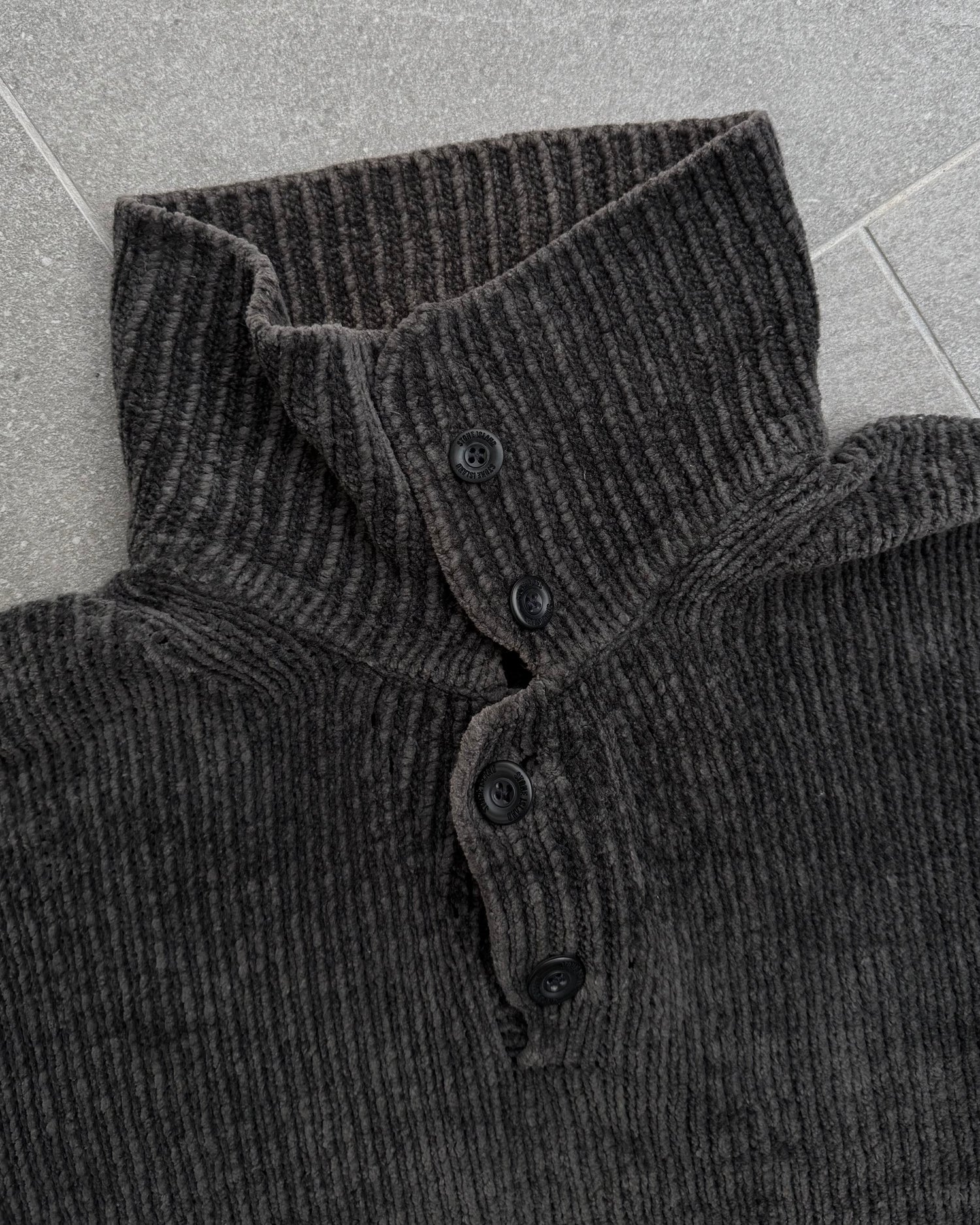 Stone Island 1990’s Chenille Knitted Sweater [XXL]