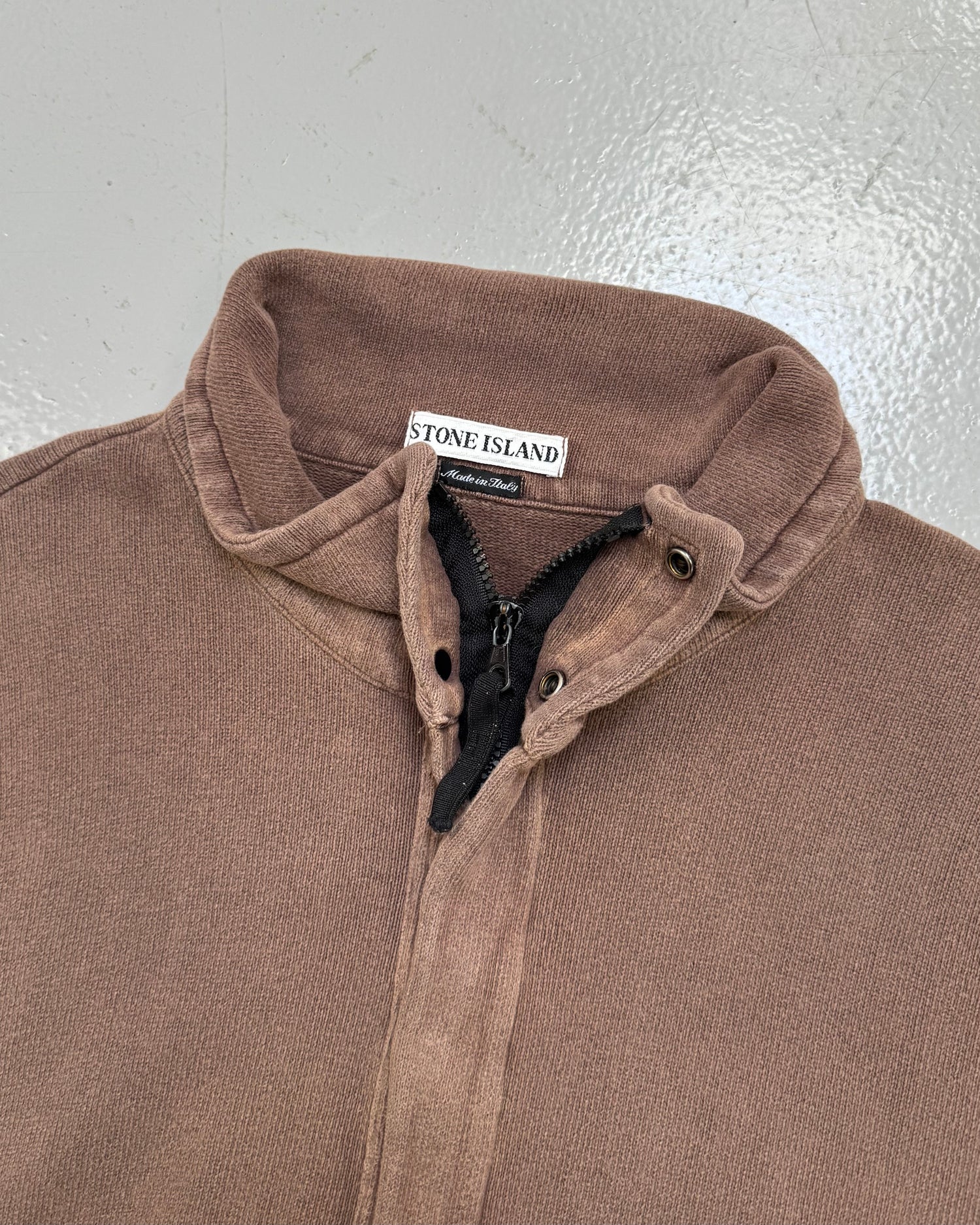 Stone Island AW 1998 1/4 Zip Button Sweatshirt [XXL]