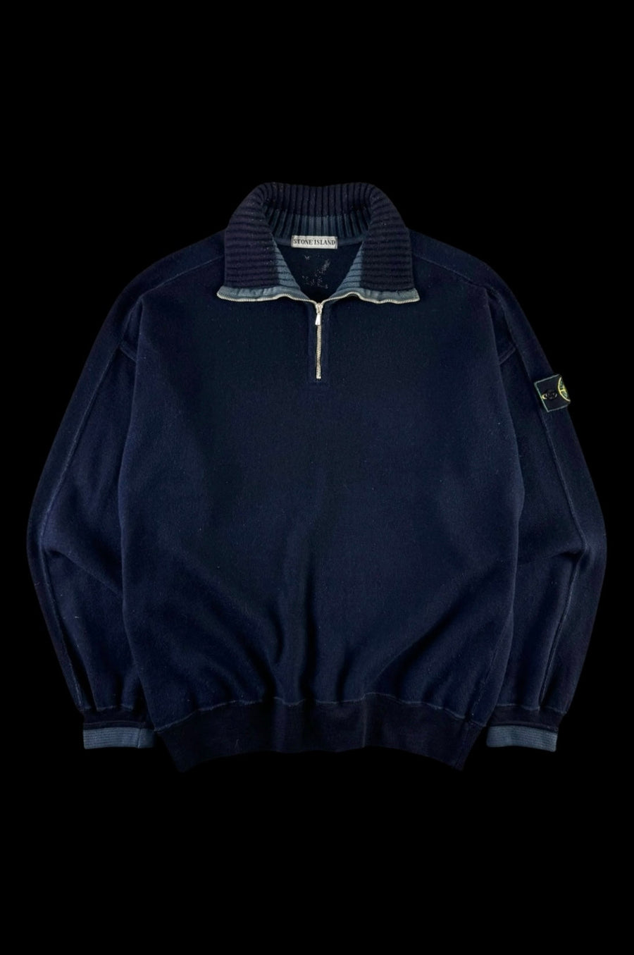 Stone Island 1988 1/4 Zip Pullover Sweater [L]
