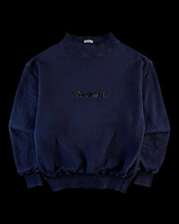 Boneville 1980’s Navy Arctic Chenille Logo Sweatshirt [XL]