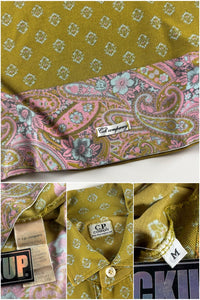 C.P. Company 1980’s Paisley Print Polo Shirt [M]