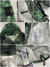Stone Island SS 2015 Aligator Camo Light Cotton Nylon Parka Jacket [M]