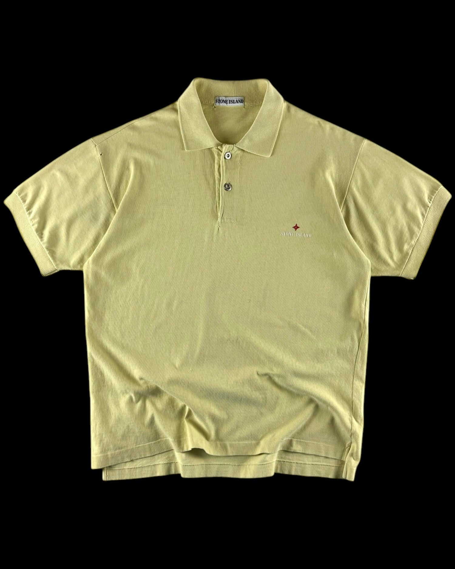 Stone Island 1980’s Compass Logo Polo Shirt [L]