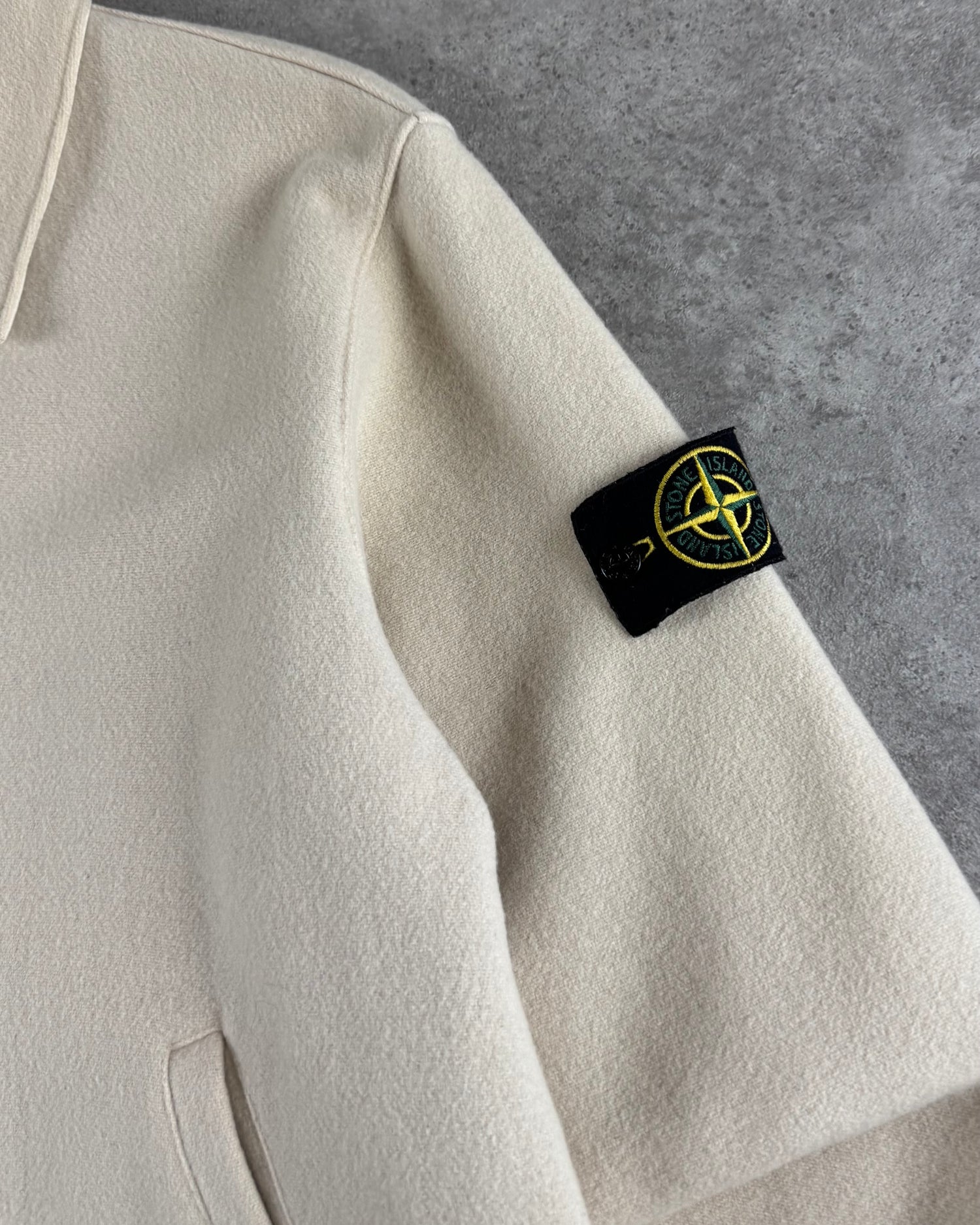 Button Up Wool Overshirt