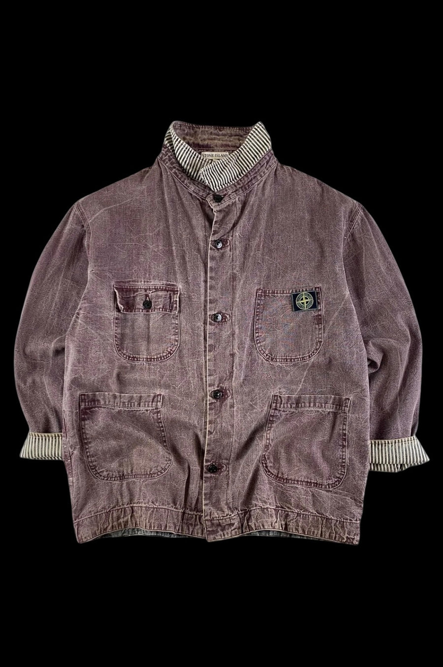 Stone Island 1986 Denim Pigment Carpenter Jacket [L]