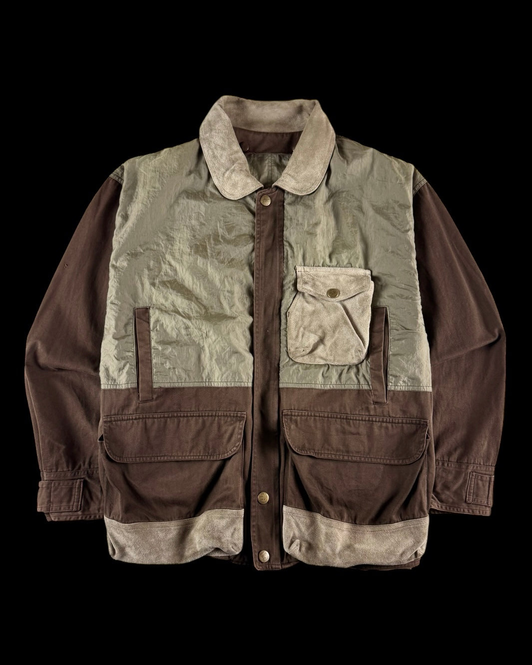 C.P. Company 1980’s Multipocket Suede Hunting Jacket [L]