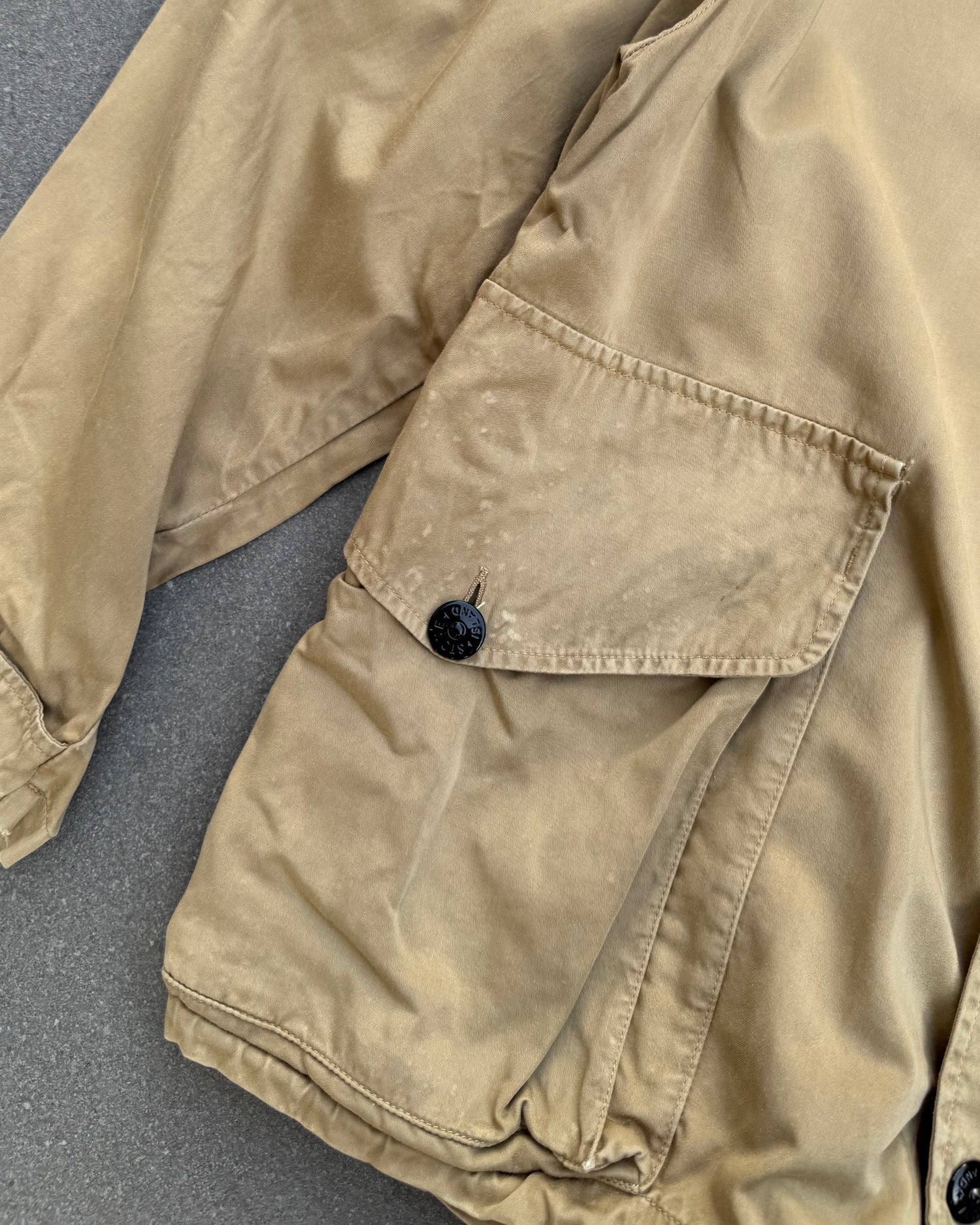 Stone Island 1990’s Raso Gommato Jacket [L]