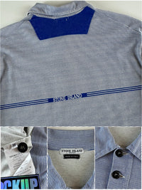 Stone Island SS 2004 Striped Polo Shirt [M]
