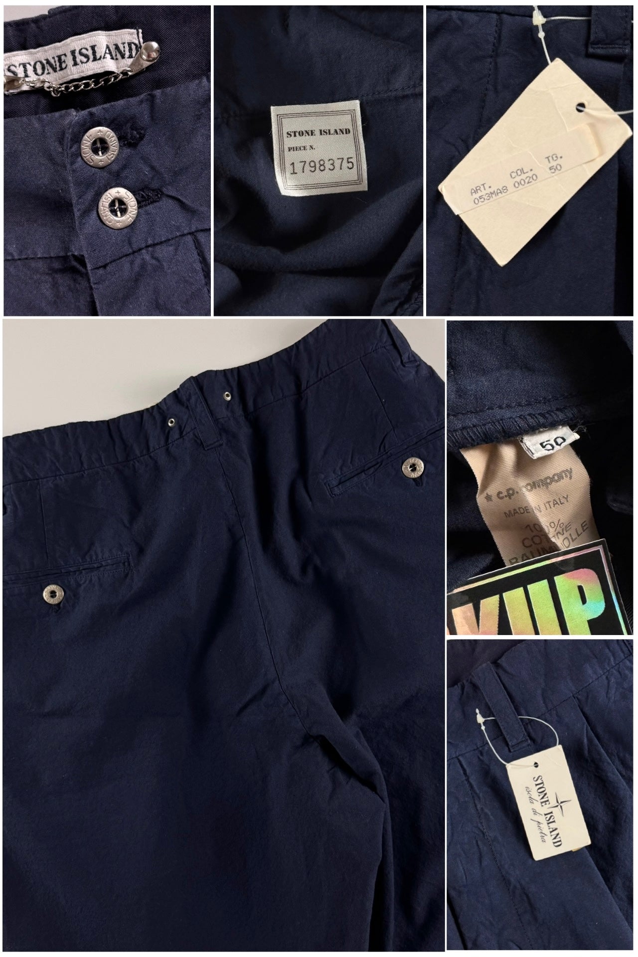 Stone Island 1980’s Casual Pleat Shorts [50]