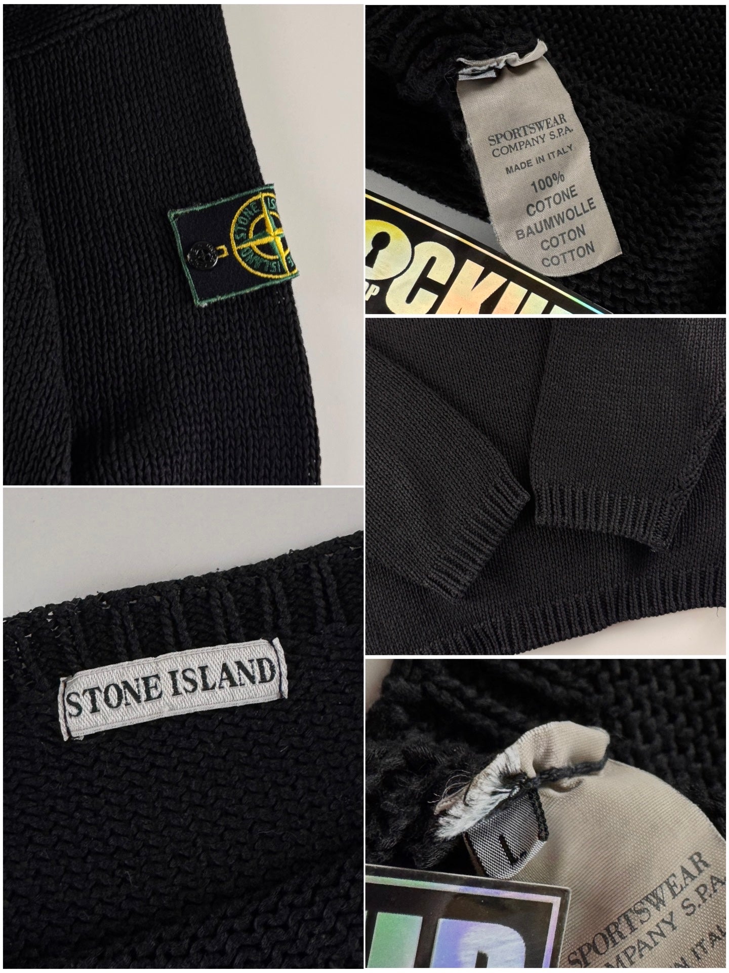 Stone Island AW 1990 Knitted Sweater [L]