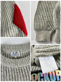 C.P. Company 1980’s Ribbed Knitted Sweater [L]