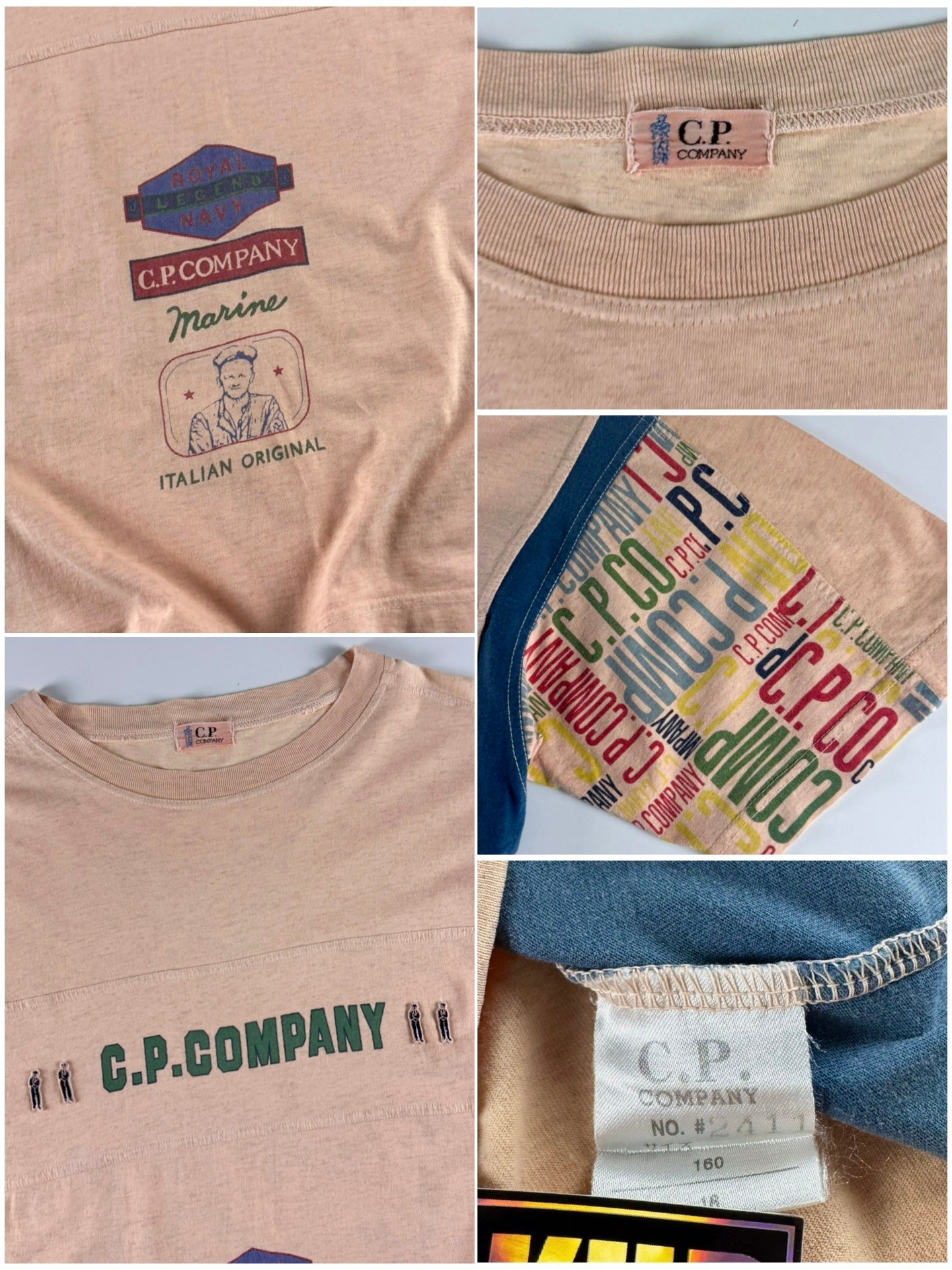 C.P. Company 1980’s Sailors Logo T-Shirt [M]