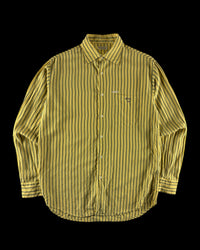 Boneville SS 1990 Striped Button Up Shirt [L]