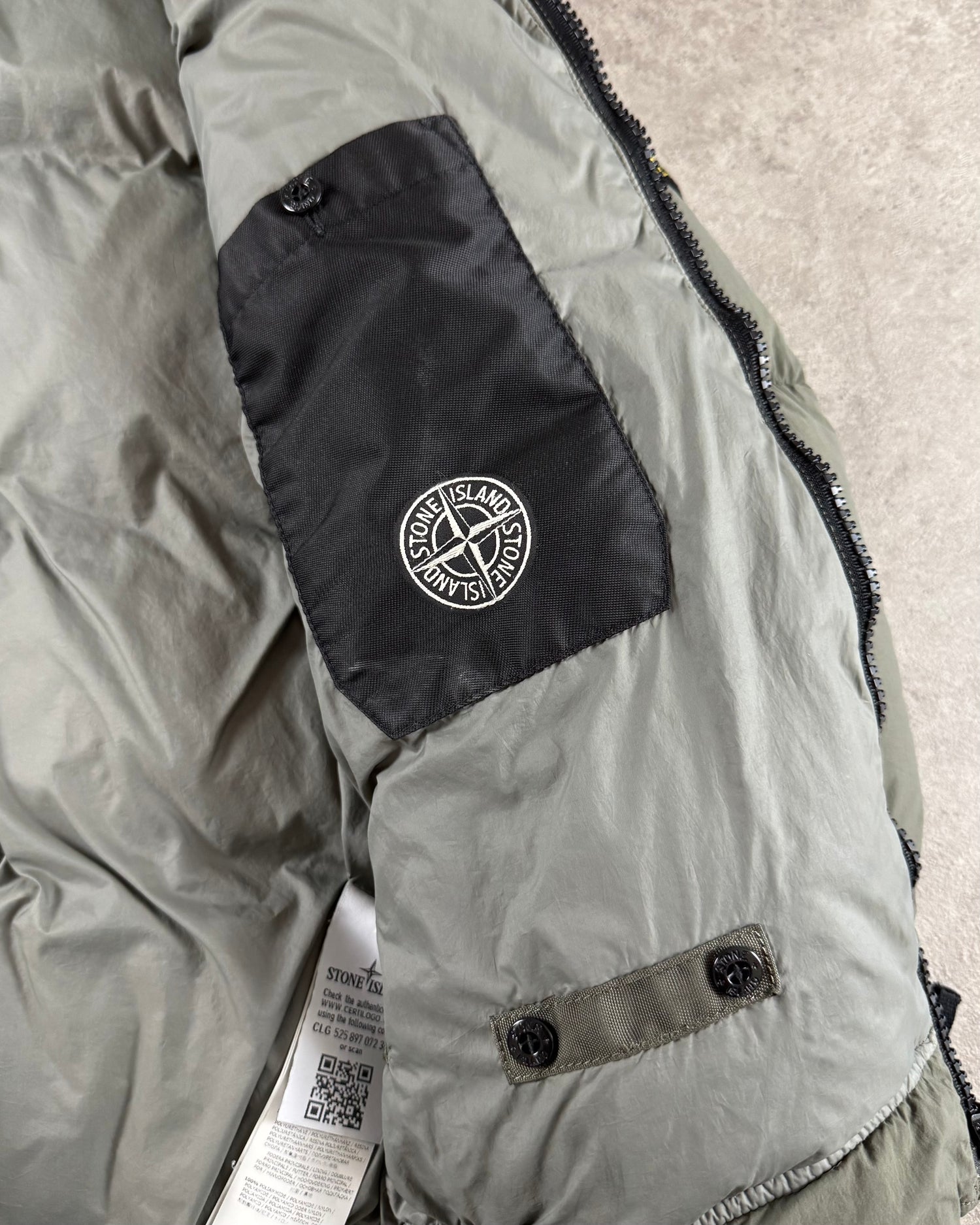 Stone Island Garment Tela NY Goose Down Jacket [S]