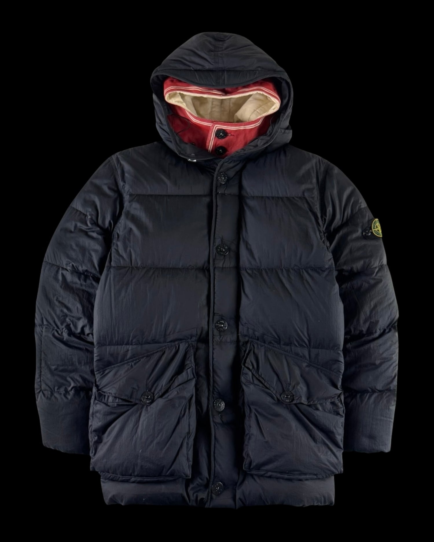 Opaque Nylon Tela Down Puffer Jacket
