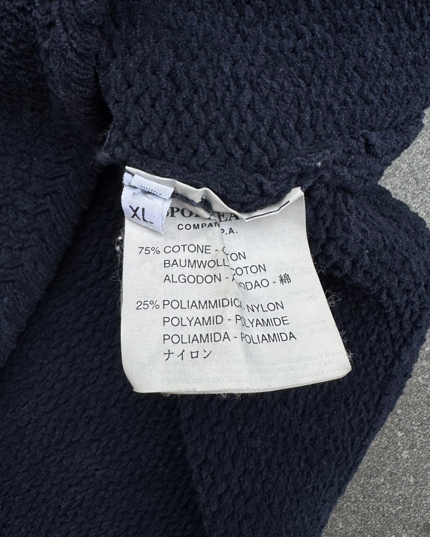 Stone Island 1990’s Mock Neck Knitted Sweater [XL]