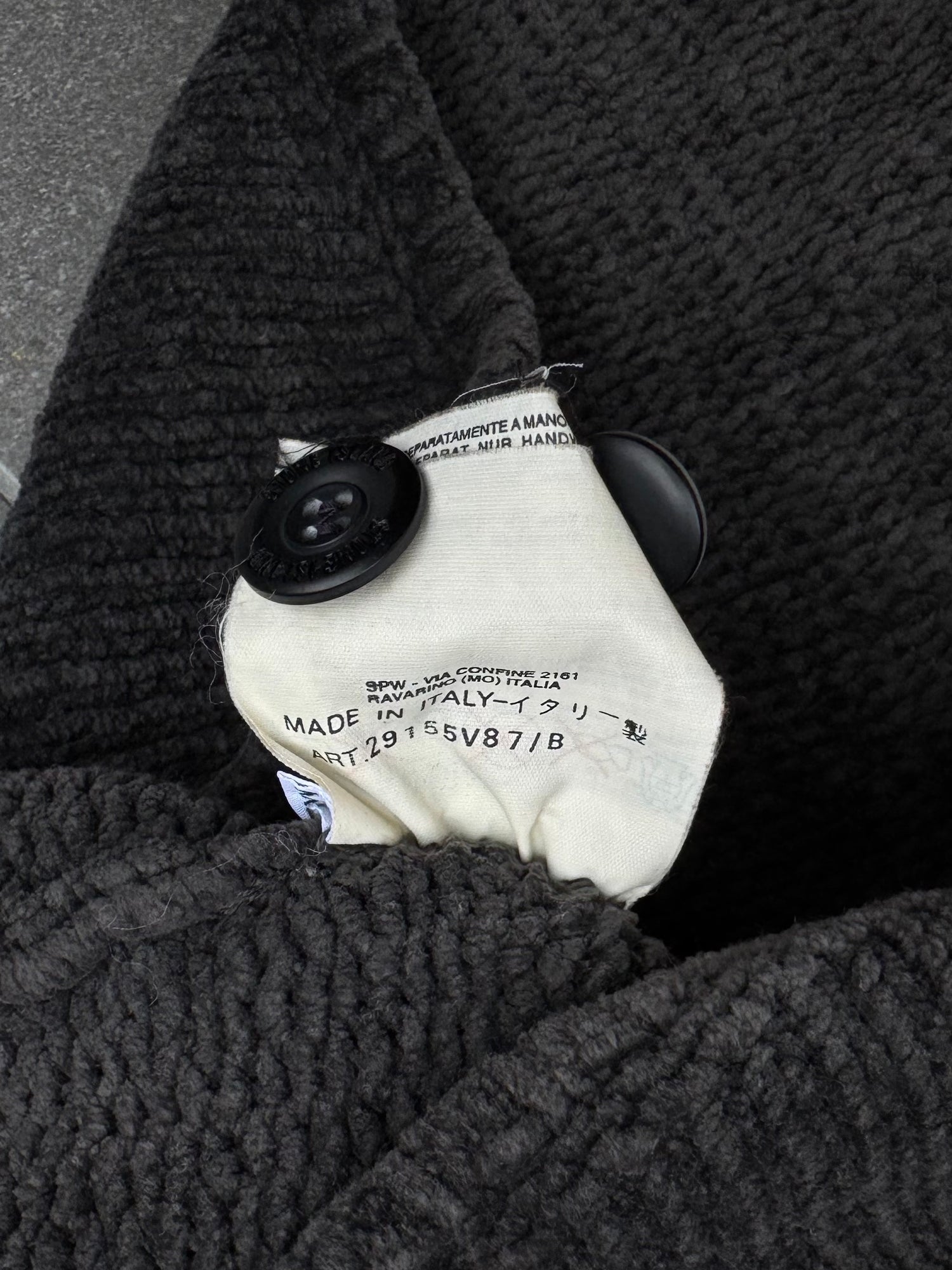 Stone Island 1990’s Chenille Knitted Sweater [XXL]