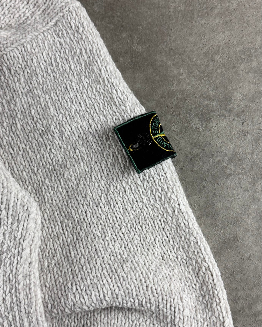 Stone Island 1990’s Roll Neck Chenille Sweater [XL]
