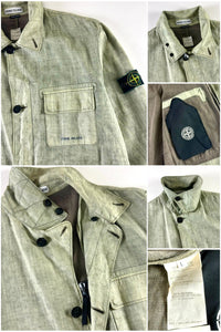 Stone Island 1997 Lino Flax Field Jacket [L]