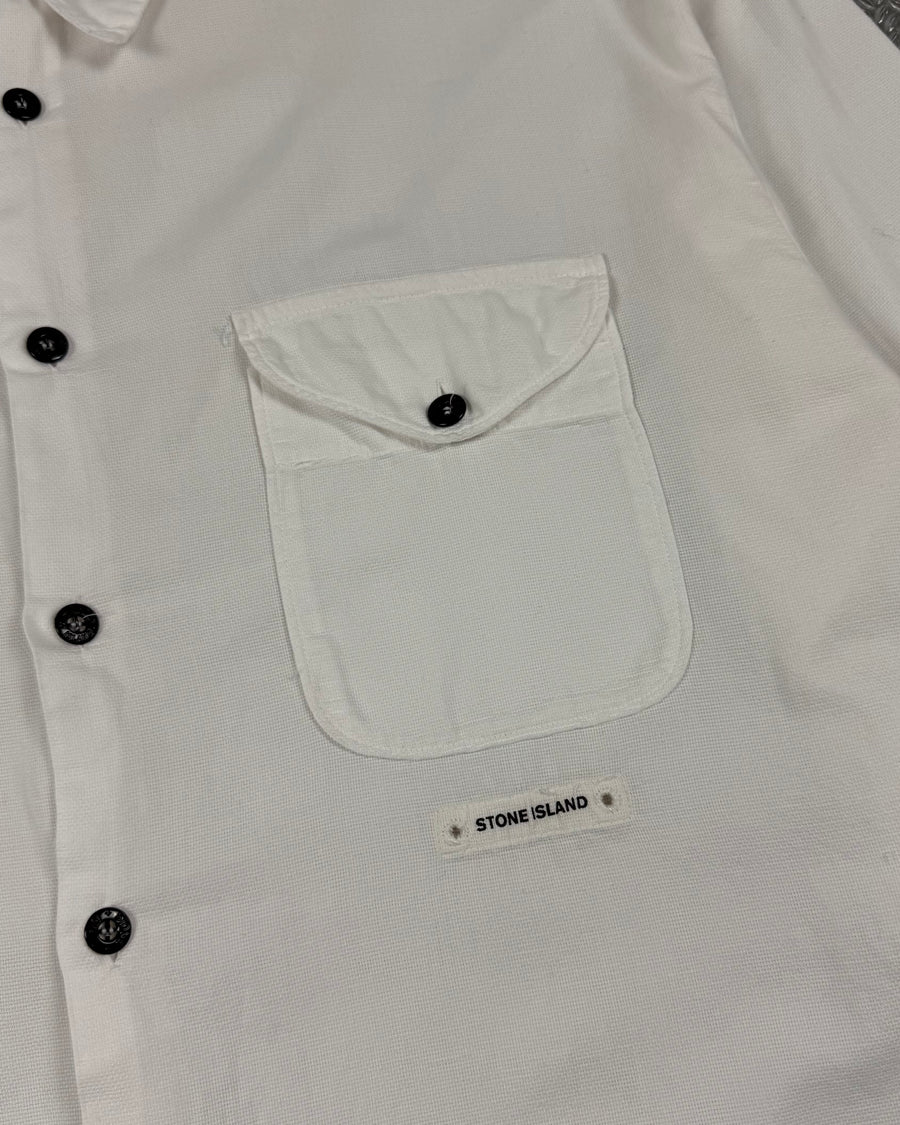 Stone Island SS 1998 Spellout Casual Shirt [XXL]