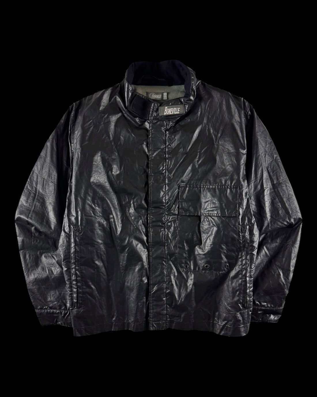 Boneville AW 1996 Glazed Silk Toffee Jacket [L]