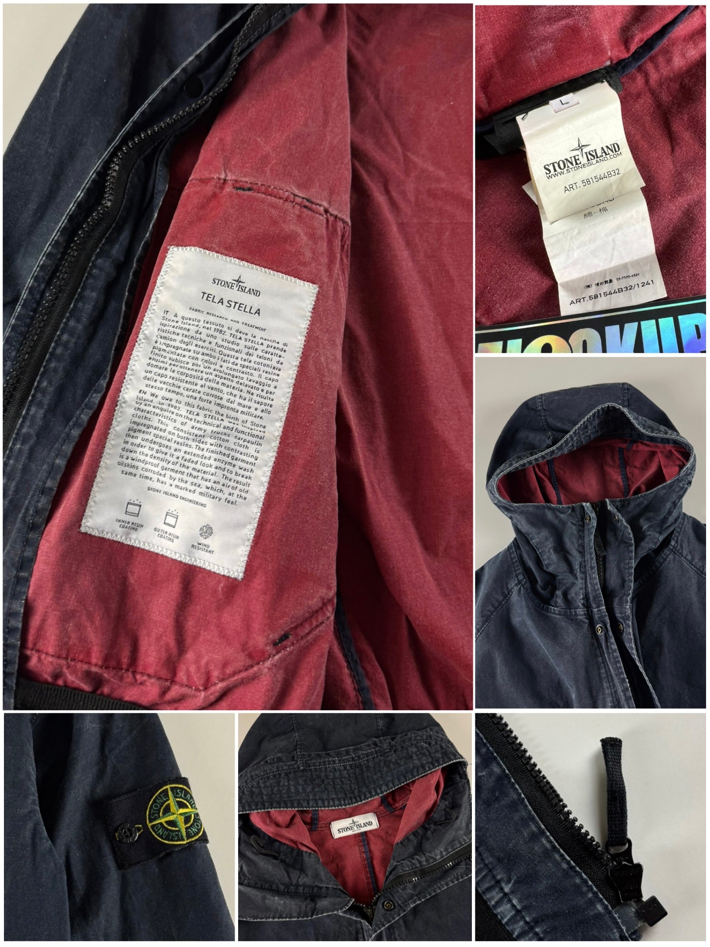 Stone Island SS 2013 Tela Stella Jacket [L]