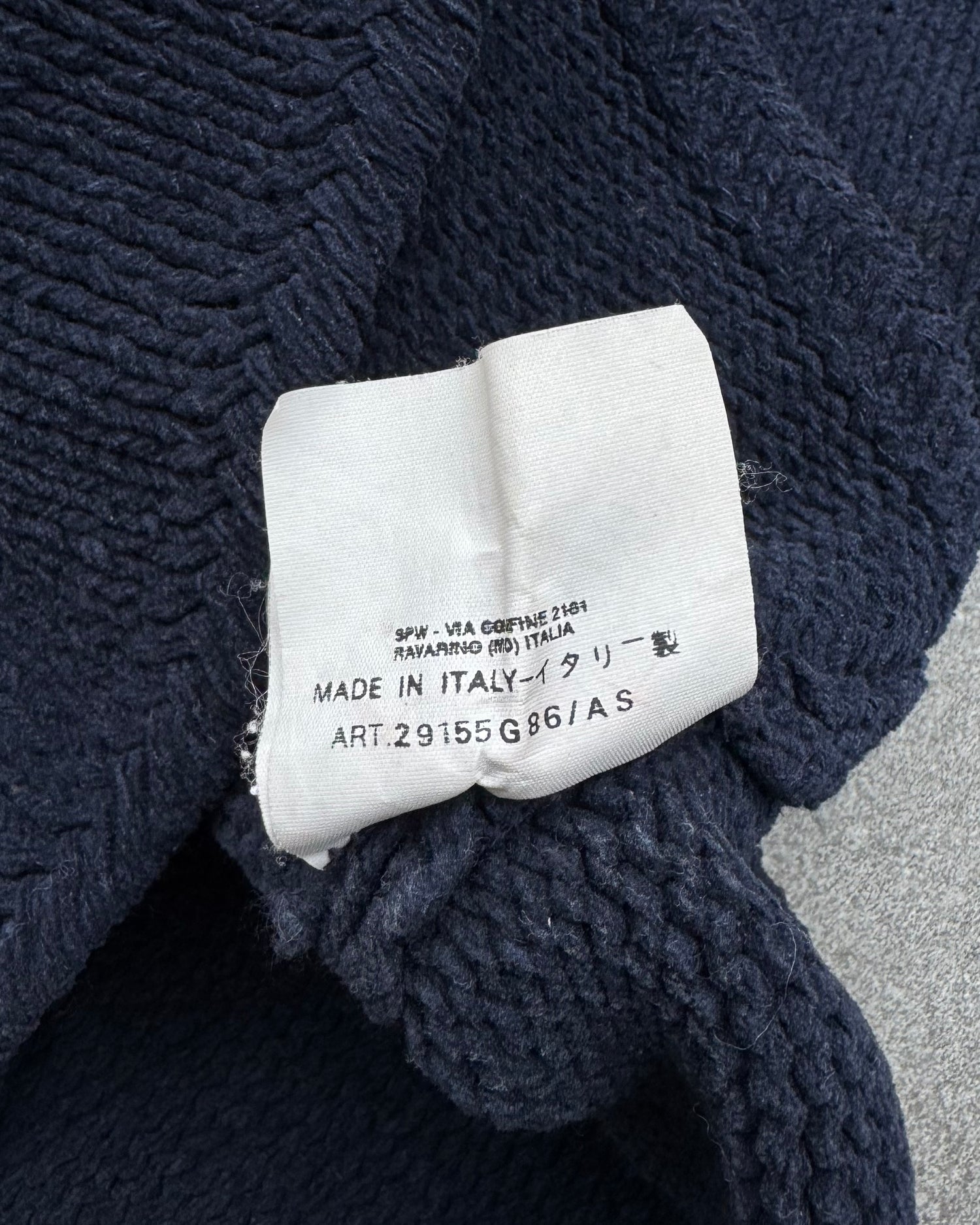 Stone Island 1990’s Mock Neck Knitted Sweater [XL]