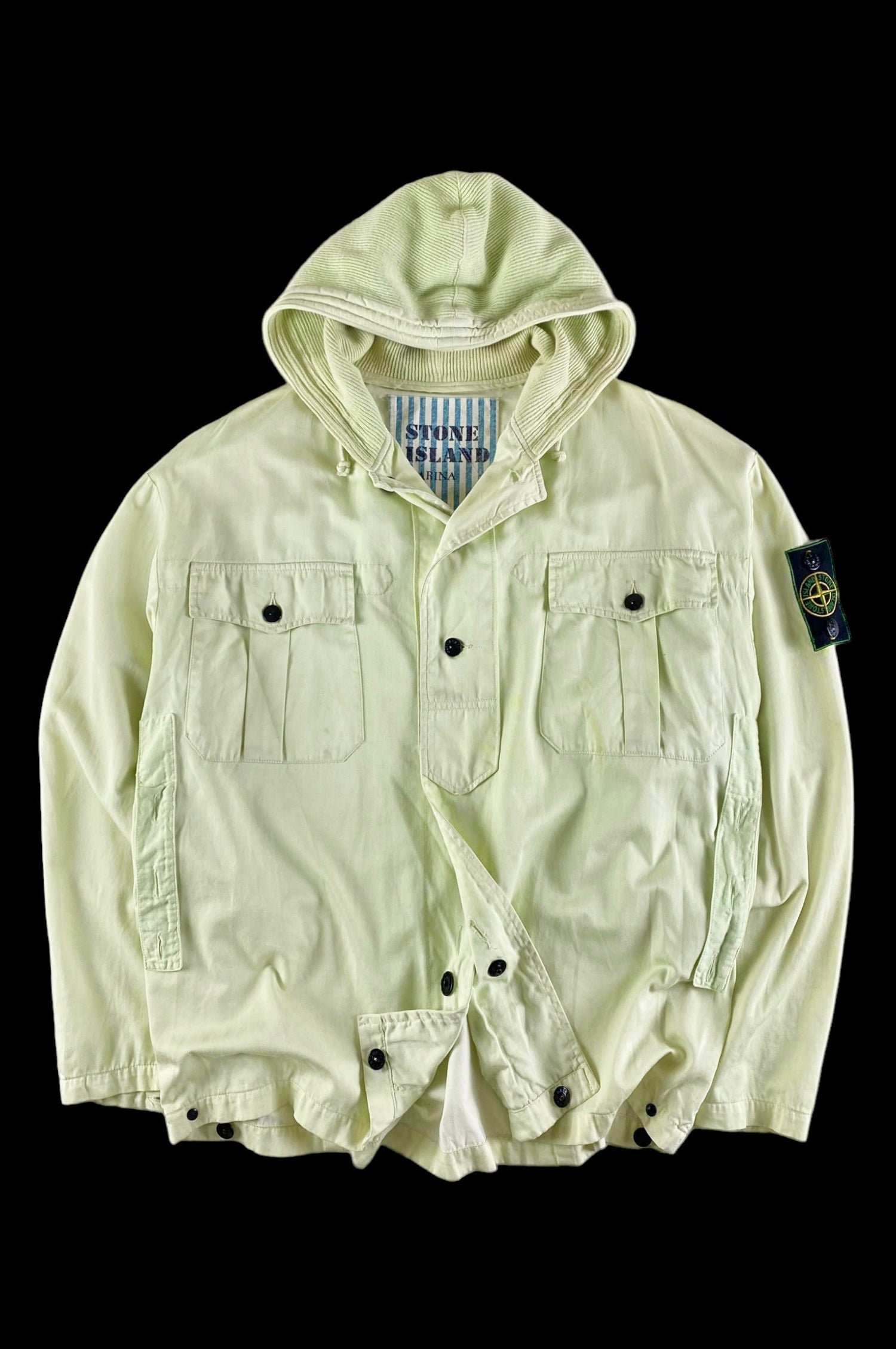 Stone Island 1985 Vertical Badge Marina Deck Jacket [L]
