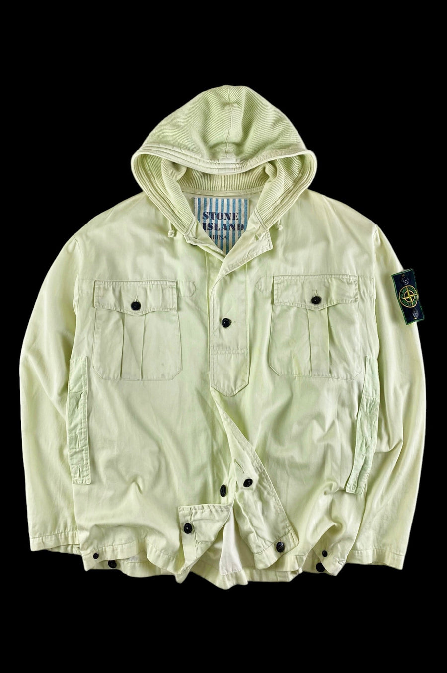 Stone Island 1985 Vertical Badge Marina Deck Jacket [L]