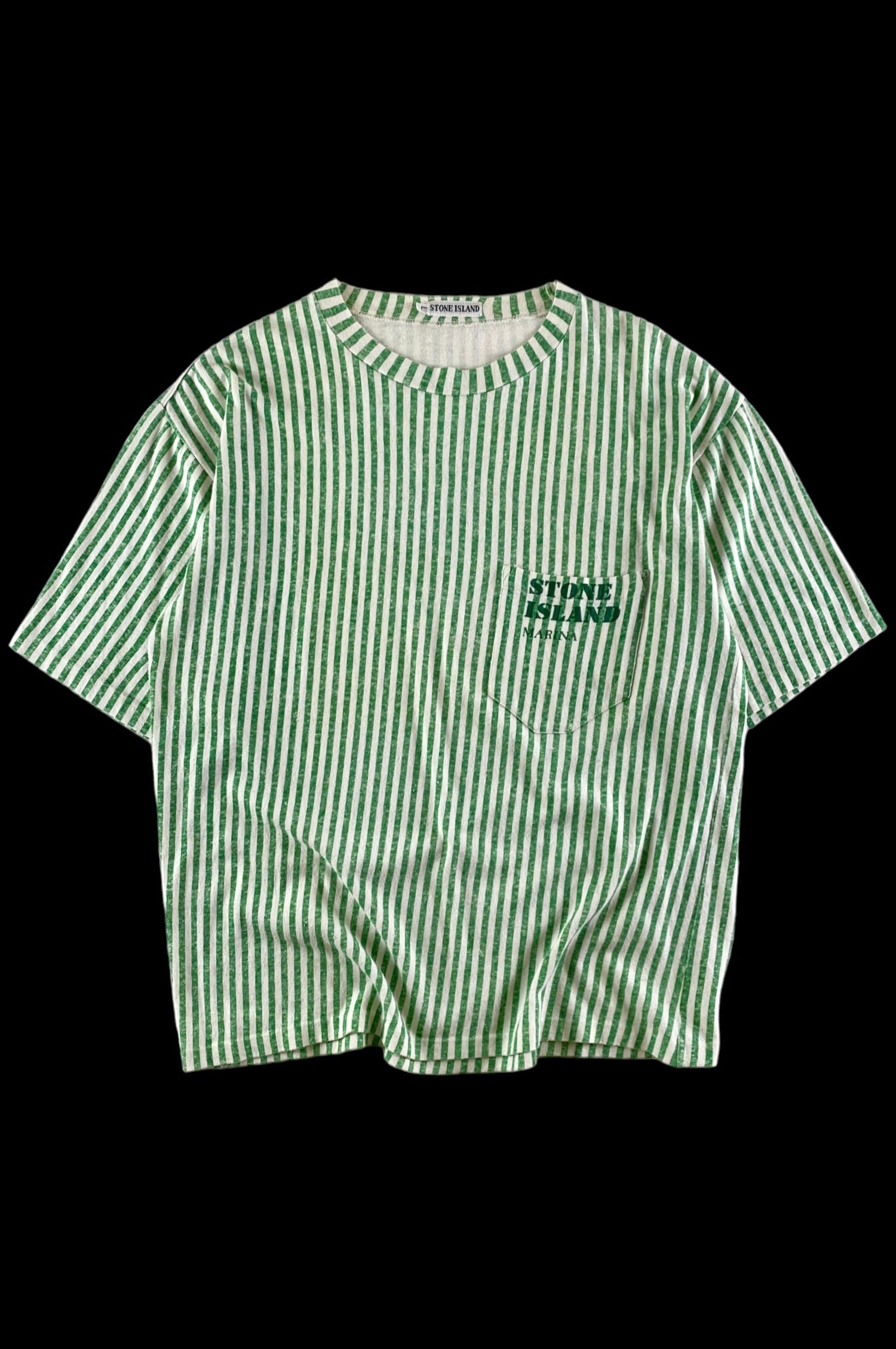 Stone Island 1983 Vertical Striped Marina T-Shirt [L]