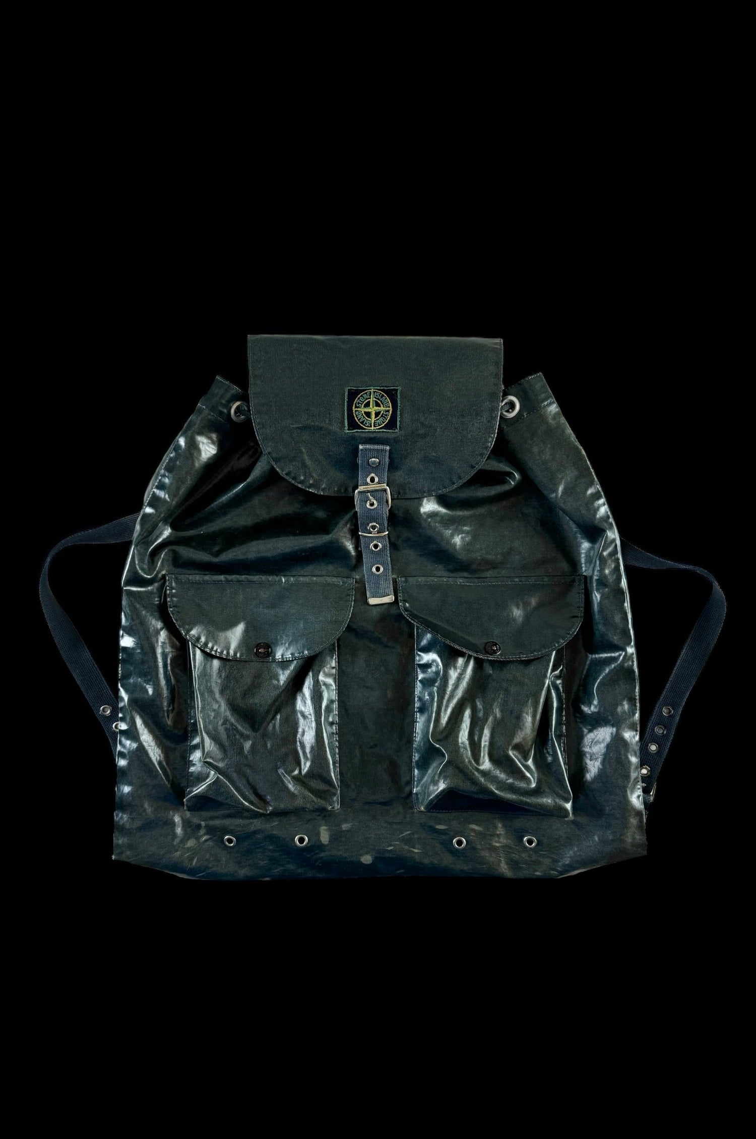 Stone Island 1987 PVC Glazed Silk Backpack