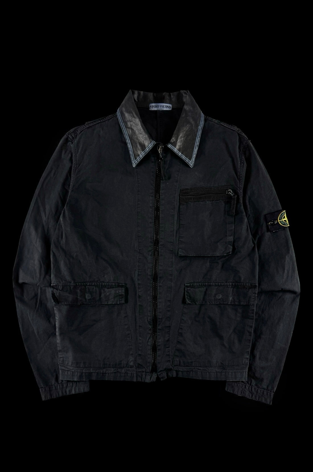 Stone Island SS 2000 Zip Up Utility Jacket [L]