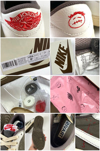 Nike x Travis Scott "Reverse Mocha" Jordan 1 Retro Low OG SP [UK7.5]