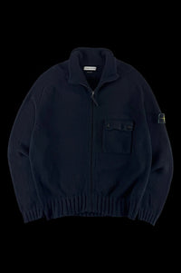 Stone Island AW 1997 Full Zip Knitted Sweater [XL]