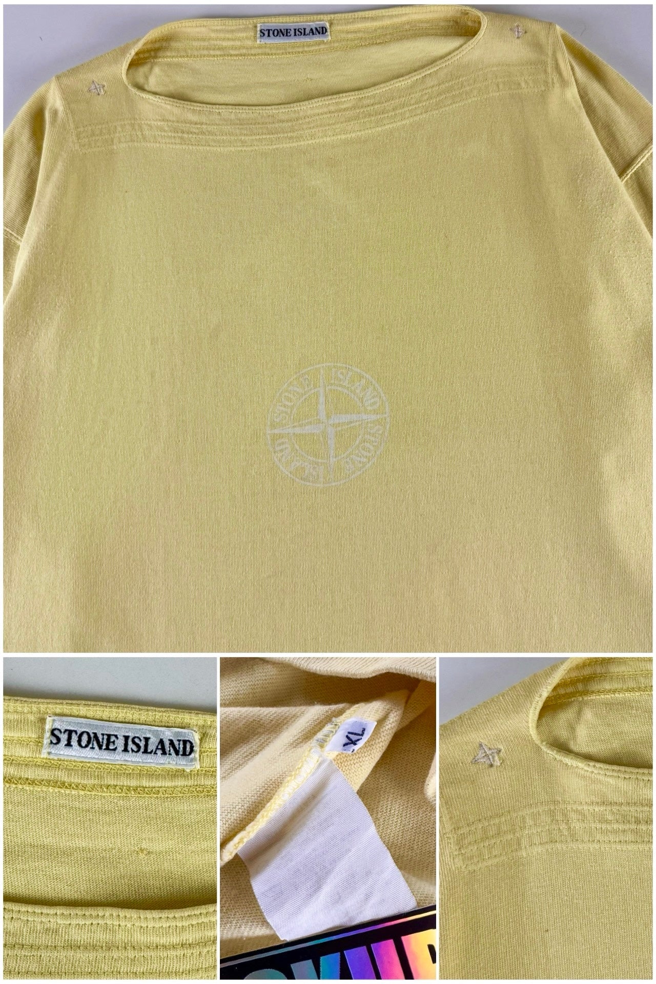 Stone Island 1980's Compass Logo Long Sleeve [XL]