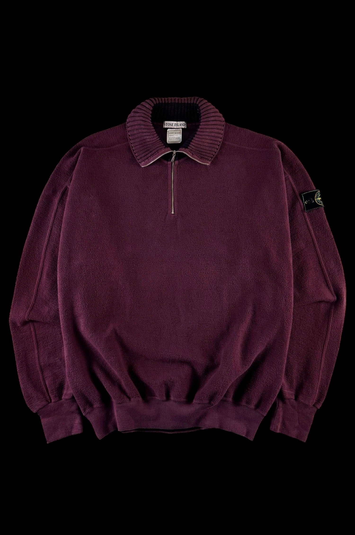Stone Island 1988 1/4 Zip Fleece Pullover Sweater [XL]