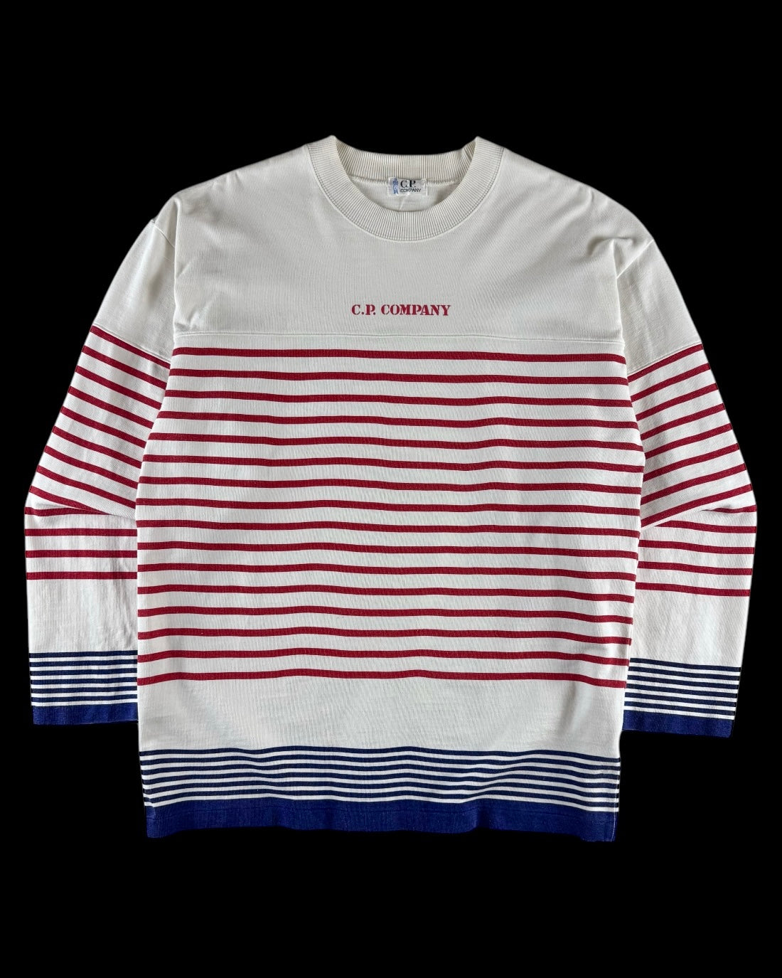 C.P. Company 1980’s Striped Long Sleeve T-Shirt [L]