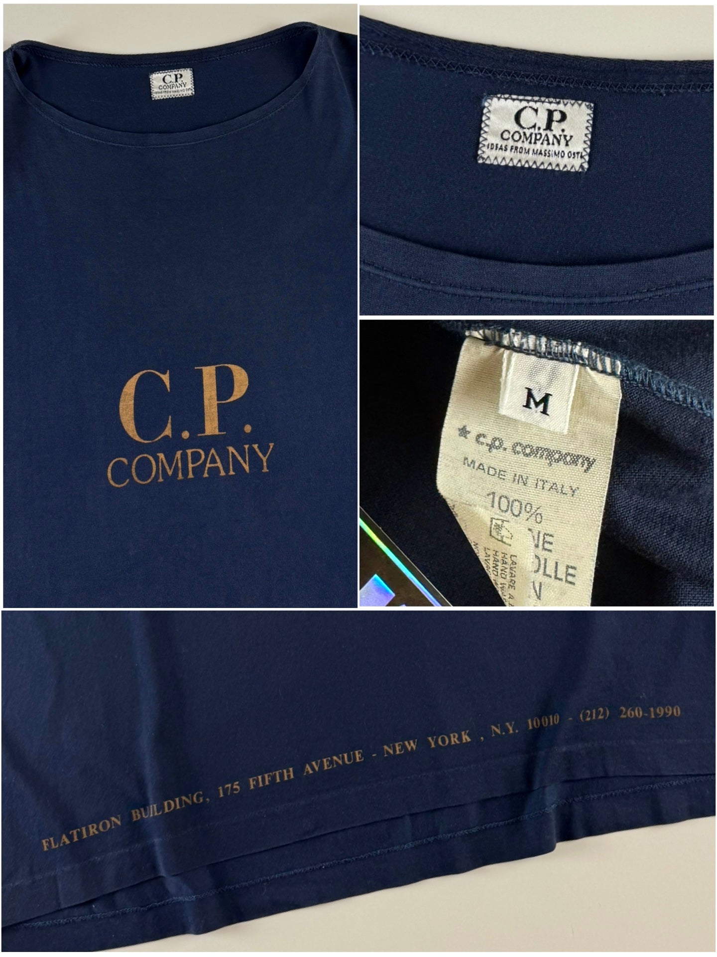 C.P. Company SS 1991 New York Flatiron Building T-Shirt [M]