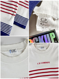 C.P. Company 1980’s Striped Long Sleeve T-Shirt [L]