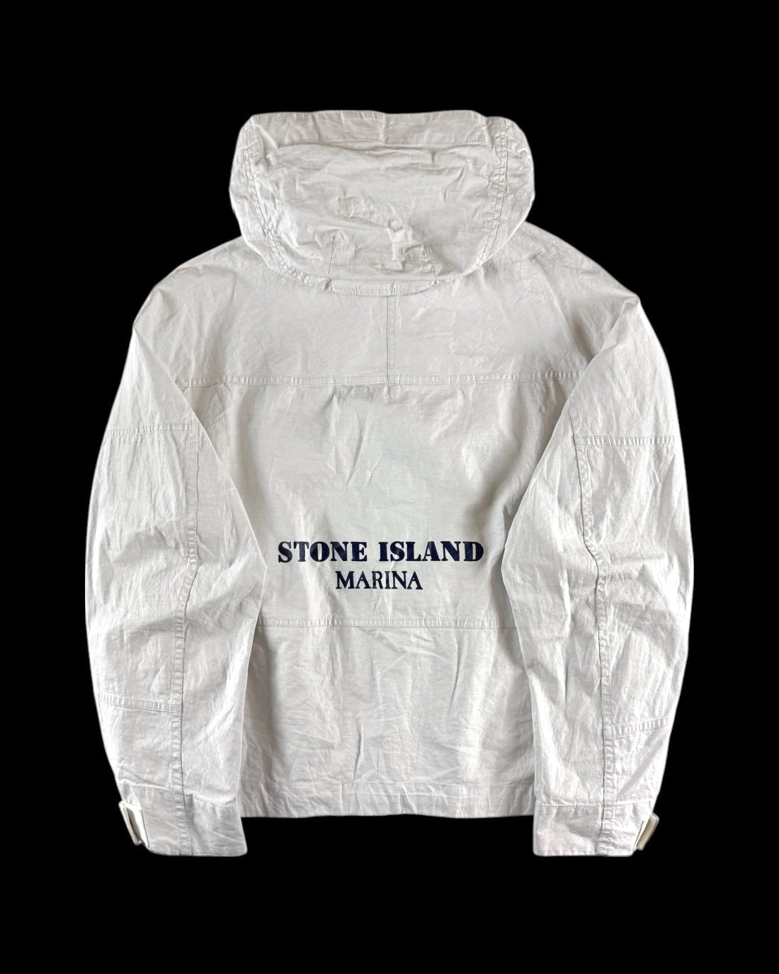 Stone Island SS 2024 Raw Plated Linen S.I. Marina Jacket [L]