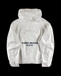Stone Island SS 2024 Raw Plated Linen S.I. Marina Jacket [L]