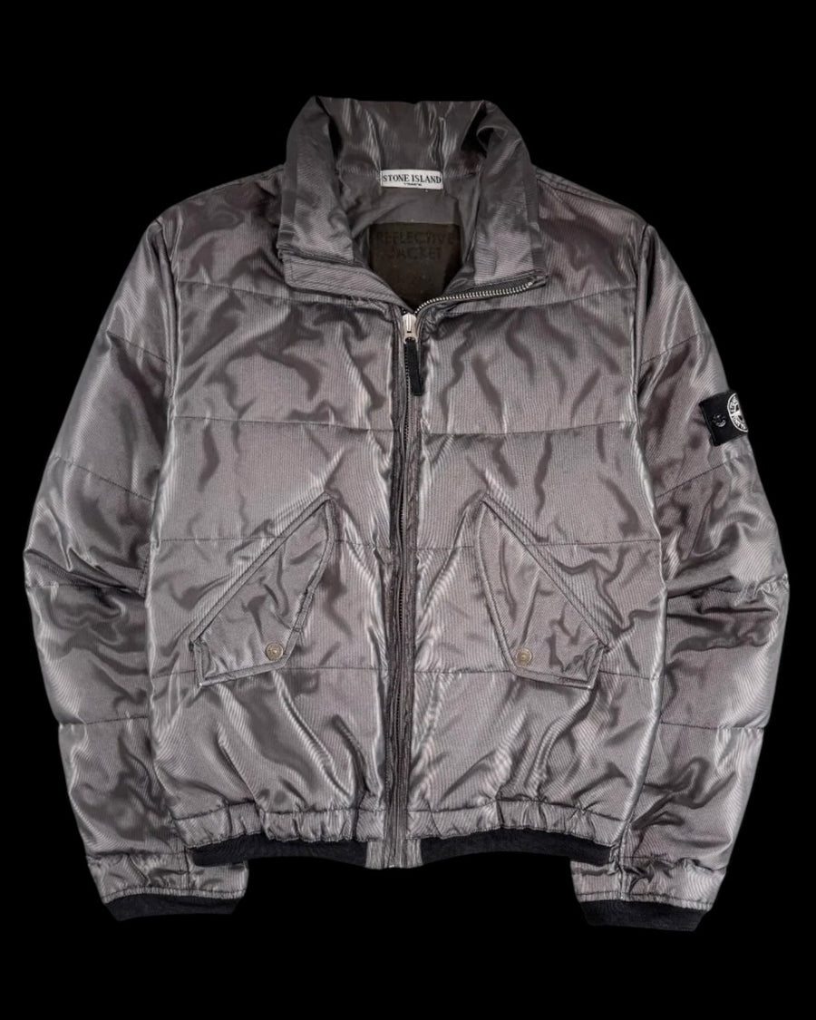 Stone Island AW 2007 Reflective Puffer Jacket [L]